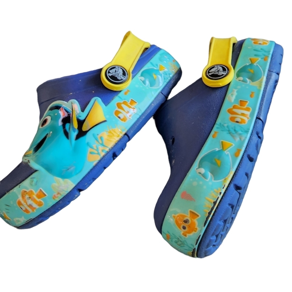 Crocs Finding Dory slip on clogs. They light up.
